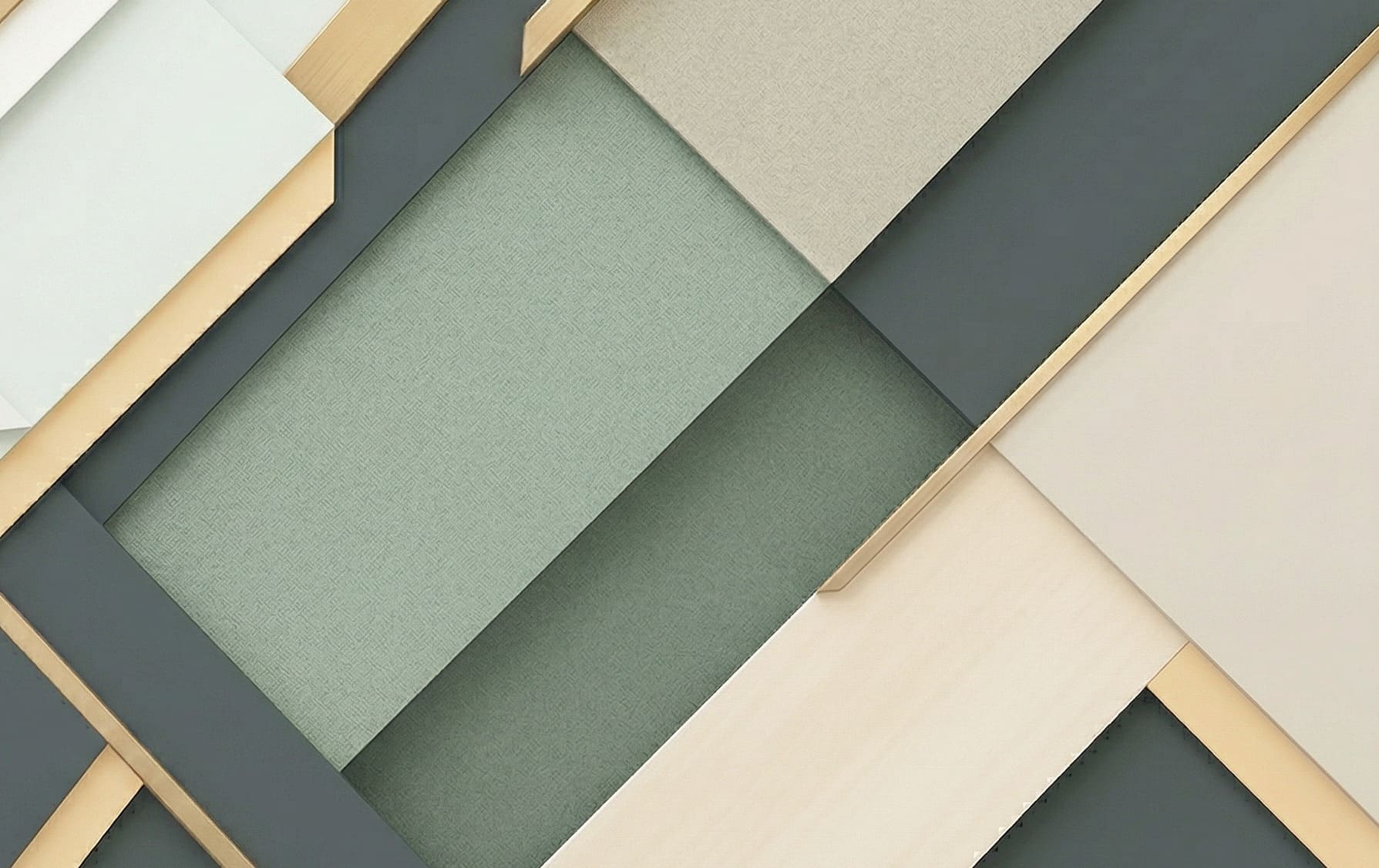Simulateur de rendement - composition graphique premium aux teintes sauge et beige